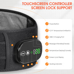 YUANBO cordless massager with battery indicator for travel-friendly use