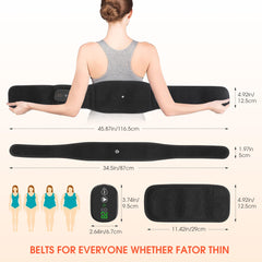 YUANBO massager in operation highlighting adjustable heat and vibration modes