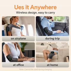 YUHUO heat and vibration massage delivers deep tissue feel.
