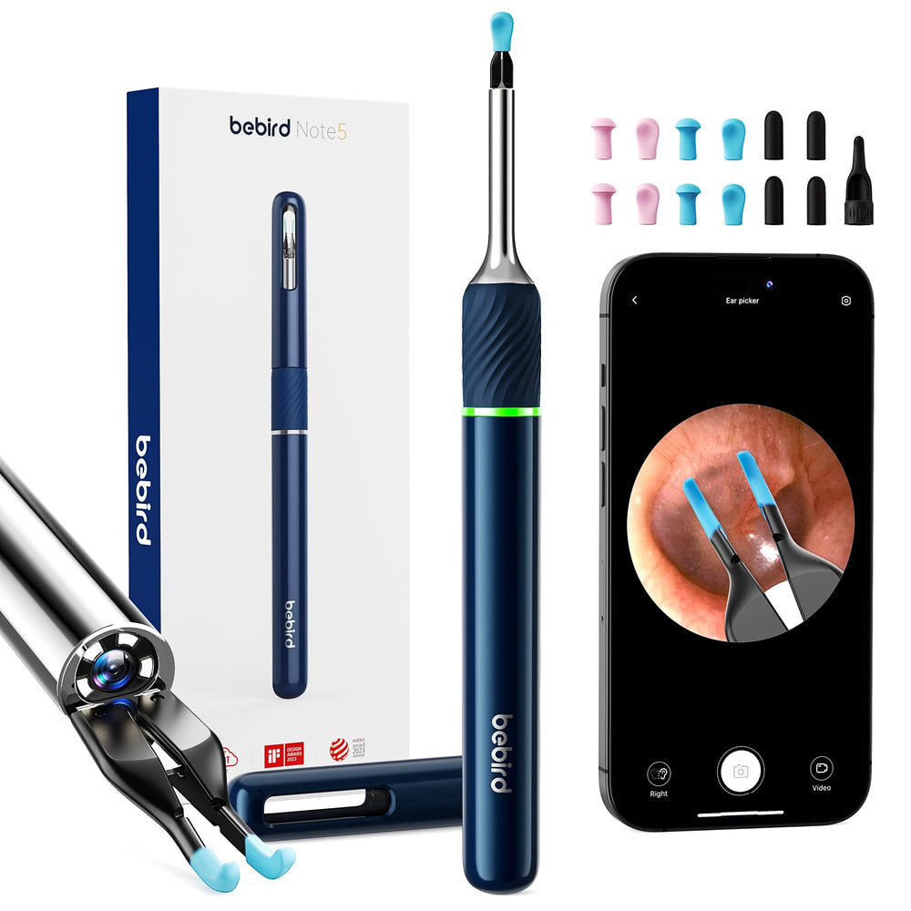 Yumika ear-wax-removal-tool-note5-overview shows a safe, gentle cleaning visual for family use.
