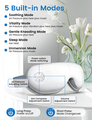 Soft protein leather eye pad on YunRayo for skin friendly comfort