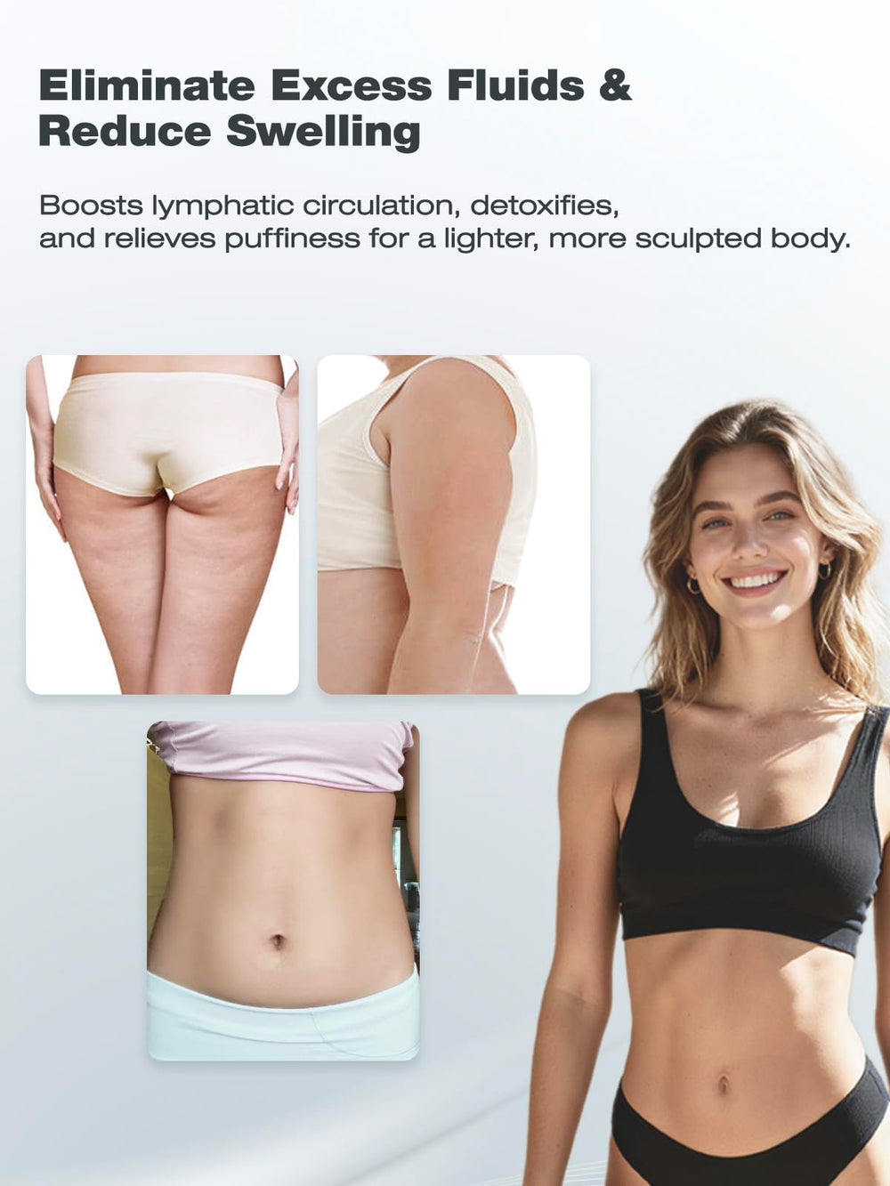 Yuonry full-body cellulite device on back and thighs, aiding fascia release and toning