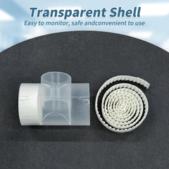 YUQILIN CPAP compatibility with HME connector supports humidification.