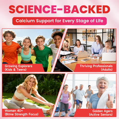 YXSW Calcium Gummies daily dose in hand illustrating simple, tasty calcium support