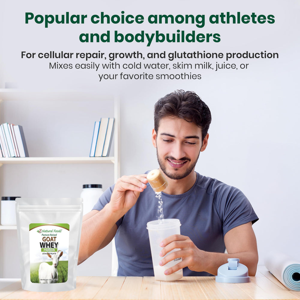 Z Natural Foods gluten-free non-GMO kosher goat whey protein powder