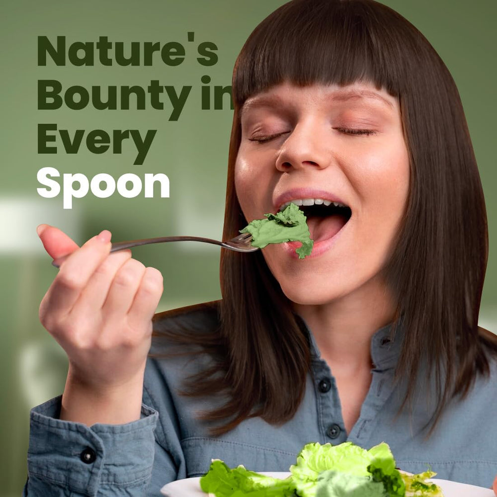 Z Natural Foods packaging on shelf signals raw vegan, gluten-free greens option.