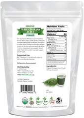 Z Natural Foods Wheat Grass Juice Powder pour into glass for daily boost.