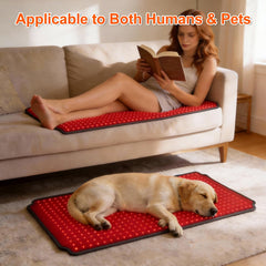 ZAEXAE cozy heating mat shown in a cozy home setting.