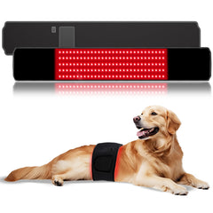 ZAEXAE red light therapy belt for dogs in use promoting relaxation and comfort.