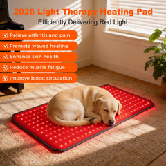 ZAEXAE red light therapy pad for dog belly aids balanced comfort during sessions