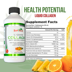 ZAFiNCO Pine'O'Range ingredients include hyaluronic acid and collagen.