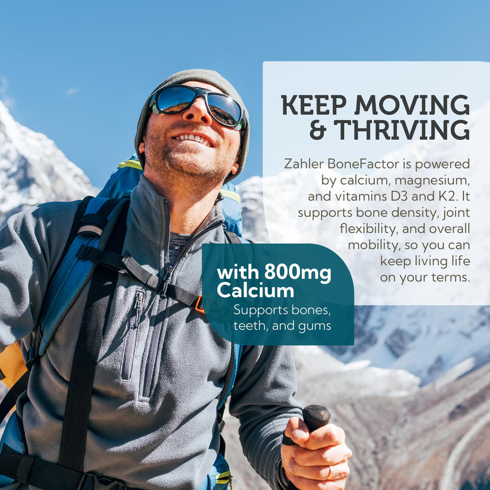 Zahler BoneFactor dosage guidance with prepared cup