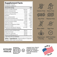 Zahler Height Factor capsules-closeup highlighting easy-to-swallow daily capsules