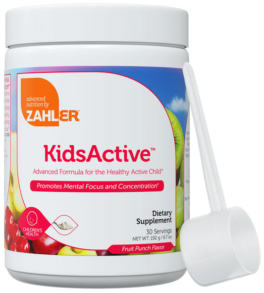 Zahler KidsActive concentration powder tub supports focus for kids.