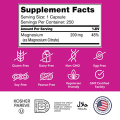 Zahler Magnesium Citrate count box view highlights value packs