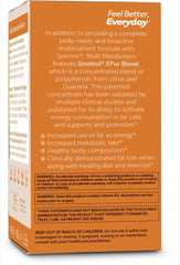 Zahler Multivitamin Metabolism daily usage on table with water.