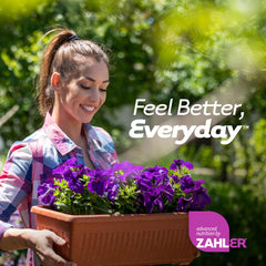 Zahler Vitamin C 500mg bottle in use for daily wellness.