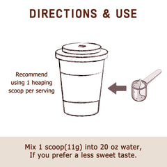 Kosher-friendly, dairy-free packaging of Zammex bone broth powder.