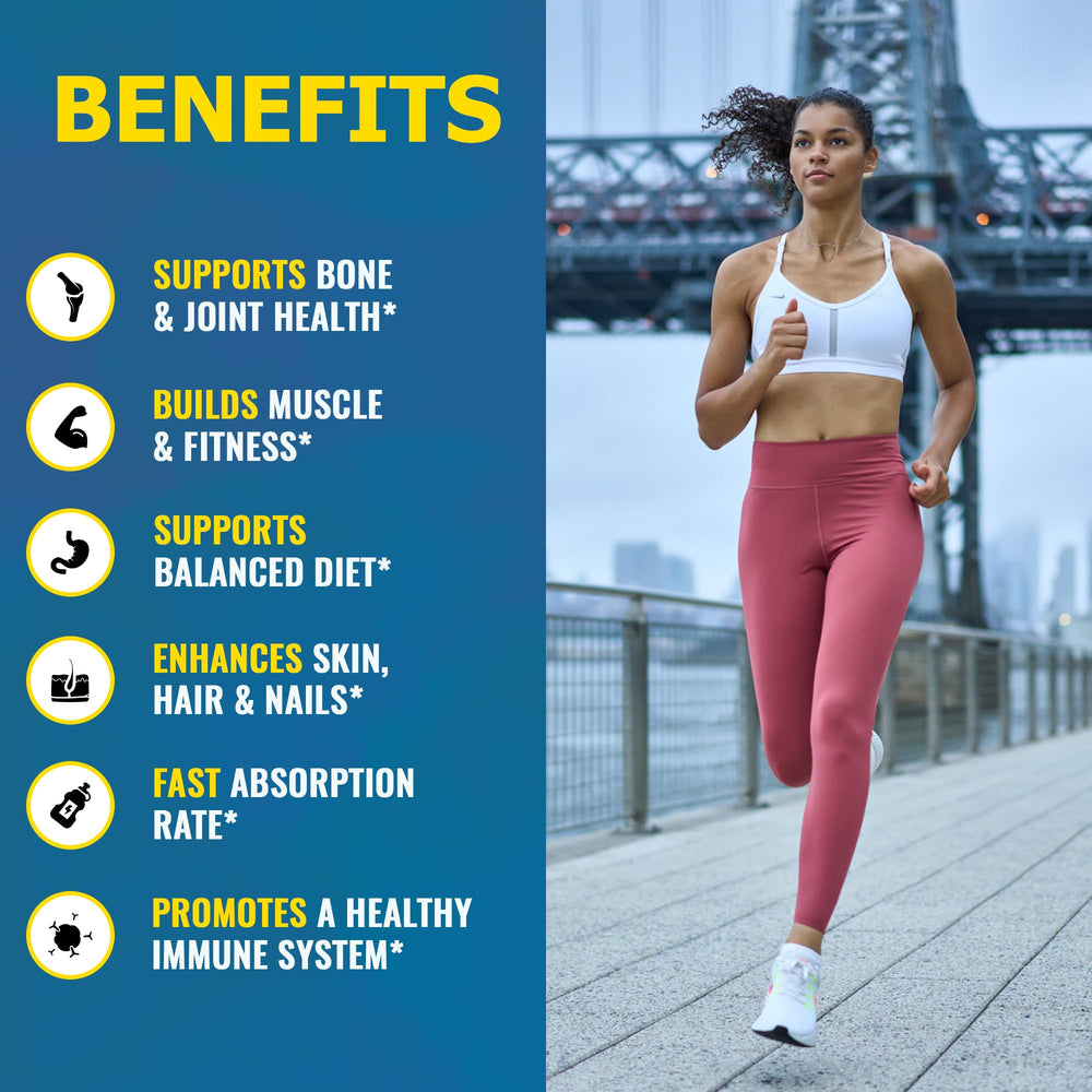 Zammex Collagen Peptides ingredients badge highlights Type I and III collagen