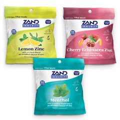 ZAND Immunity Lemon Zinc lozenge for daily immune support.