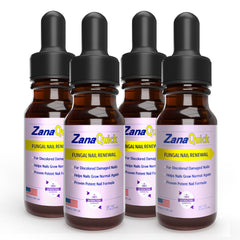 ZanaQuick toenail drops bottle for easy at-home nail care.