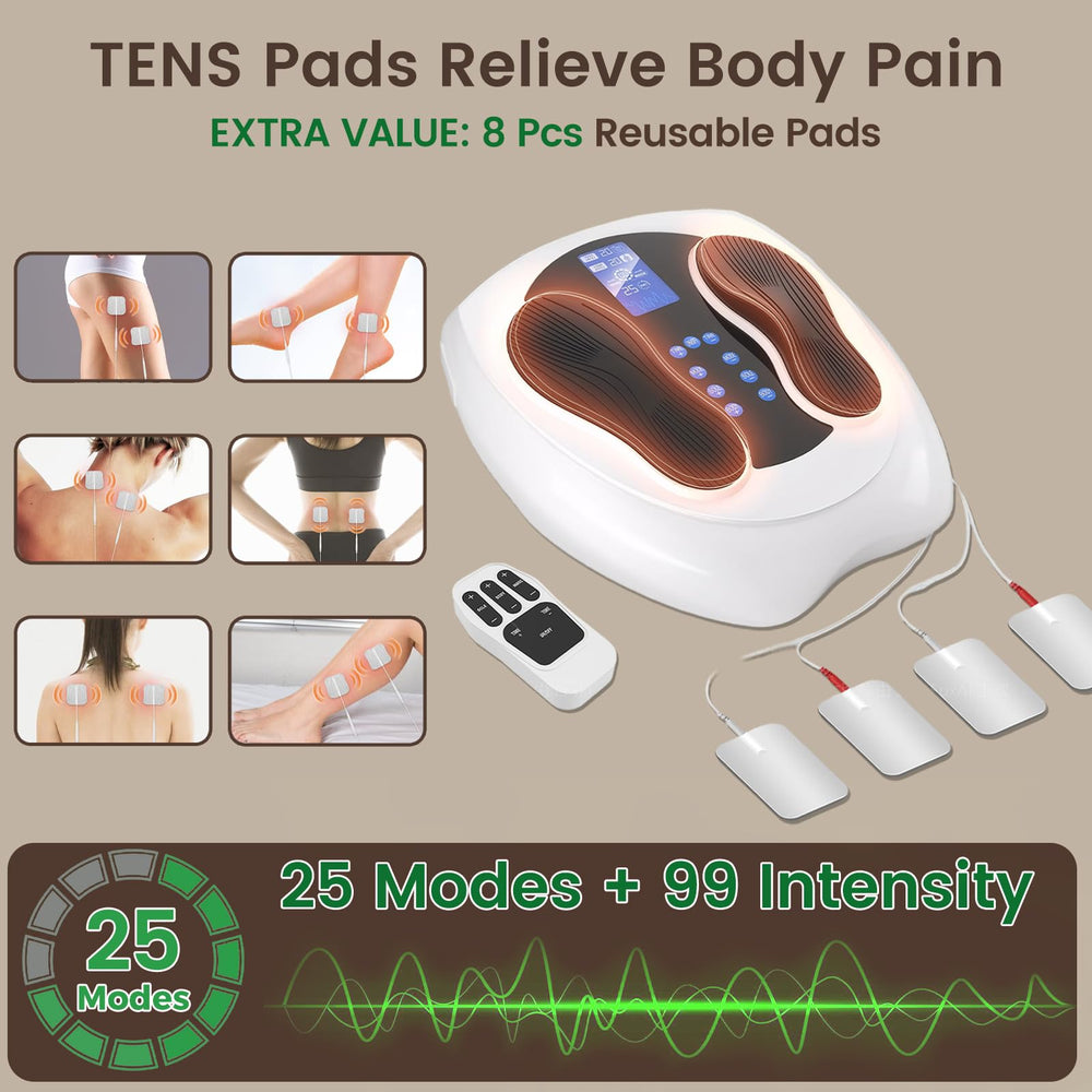 Zapstep therapy modes image displays acupuncture option for targeted relaxation.