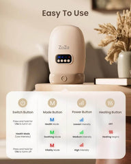 Zaza Hand Massager cordless design enables portable use anywhere.
