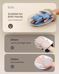 Zaza Hand Massager LED display guides mode selection.