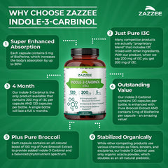 Zazzee i3c organic stabilizers label stresses natural ingredients