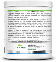 Poured powder forming a smooth mix, ideal for daily supplementation with Zazzee.