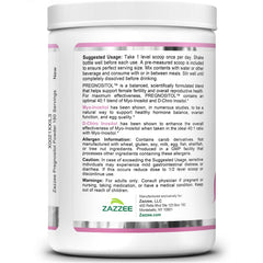 Zazzee PREGNOSITOL dissolves easily in water for quick use.