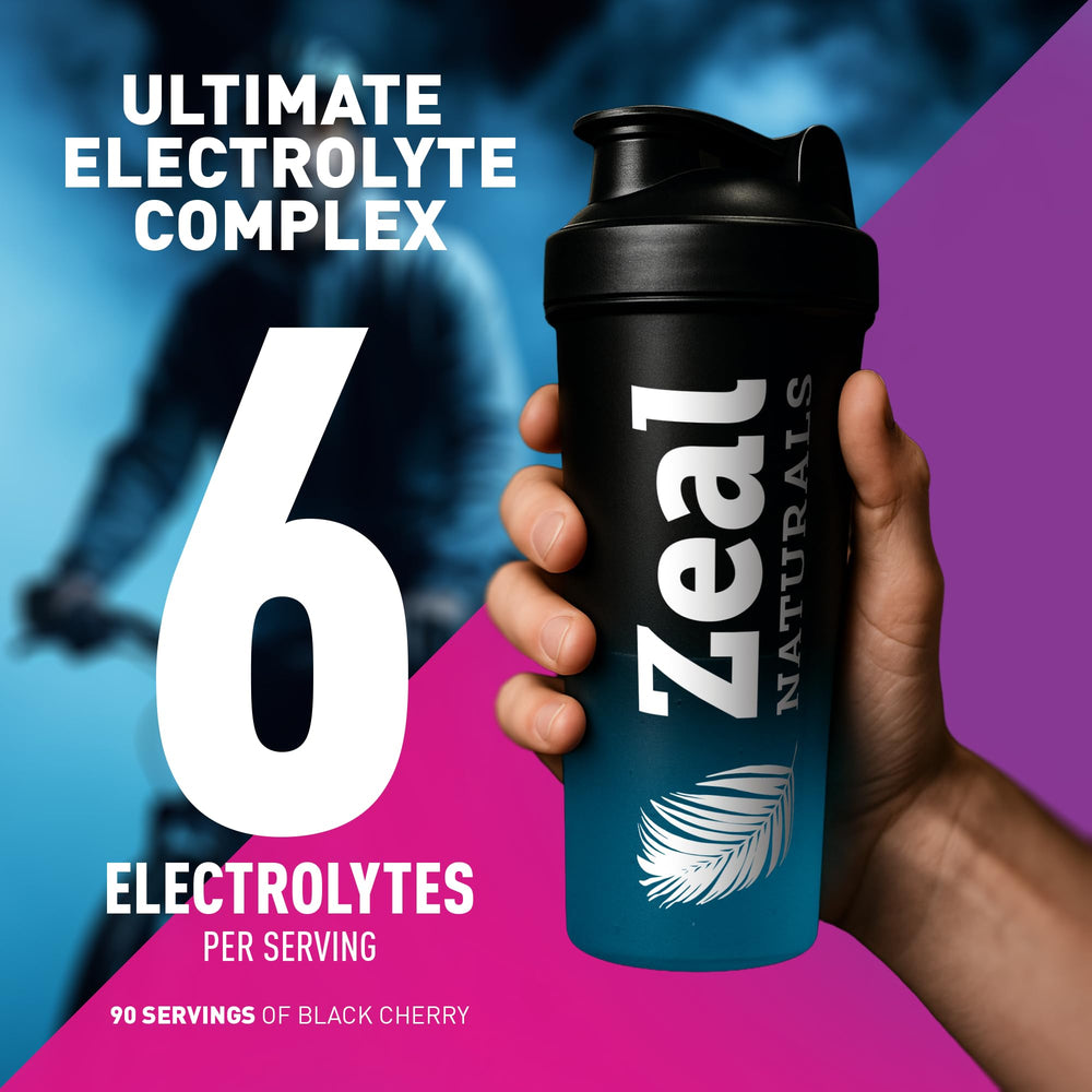Scoop of Zeal powder ready to mix signals precise dosing for recovery enthusiasts.