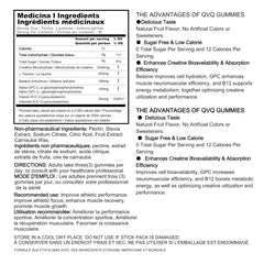 Packaging front of Zealtonic Creatine Gummies emphasizing vegan and sugar-free formula