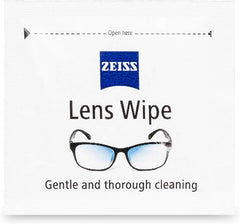 ZEISS wipes safe for prescription lenses and anti-reflective coatings