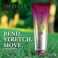 Wonder Gel eases knee and shoulder discomfort after activity.
