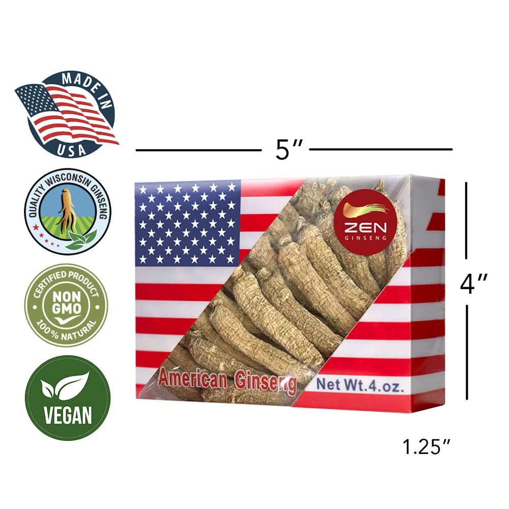 Zen Ginseng dried root slice closeup with rich texture