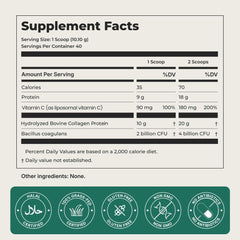 ZEN HALAL collagen powder dissolving in coffee for seamless, flavor-free supplementation.