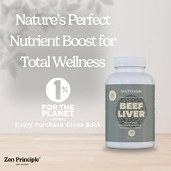 Zen Principle convenient daily energy capsule bottle for wellness.