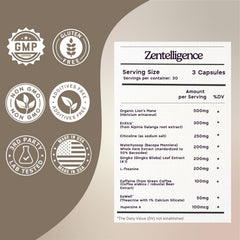 Zen Principle Zentelligence Focus box display for professional brain support