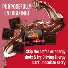 ZenEvo Driving Energy ingredient set with caffeine and adaptogens.