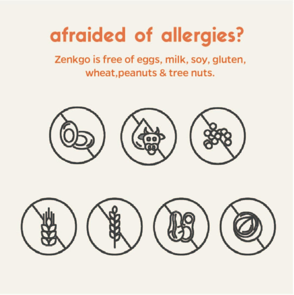 Zenkgo supplement bottle highlighting safe and gentle formula