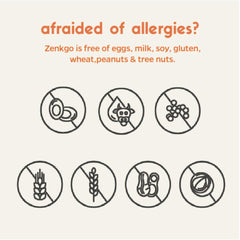 Zenkgo supplement bottle highlighting safe and gentle formula