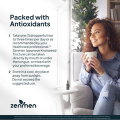 Zenmen packaging box signals US-made quality and third-party verification.