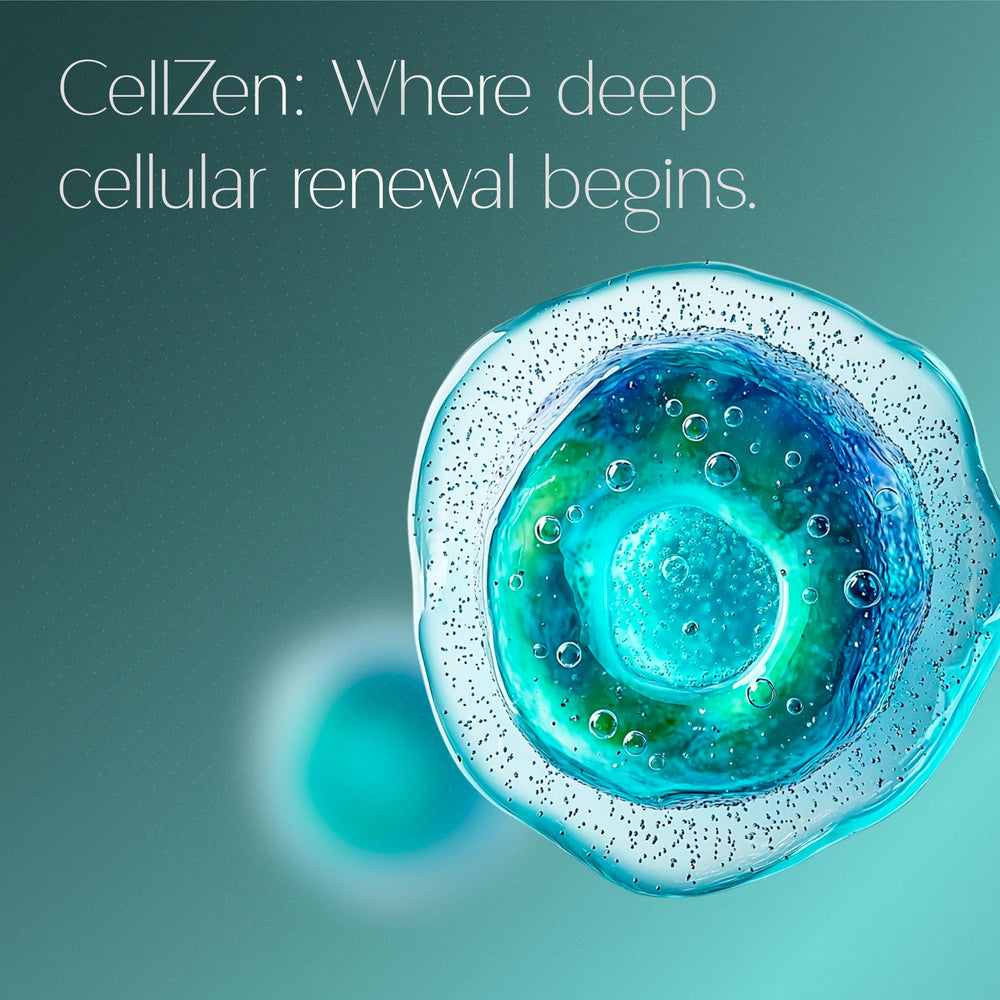 Zenos Health CellZen anti-inflammatory compounds shown for balanced inflammatory responses.