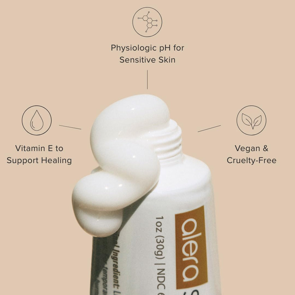 Gently applying Zensa Numbing Cream for targeted relief