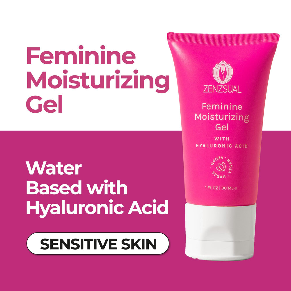 ZENZSUAL intimate hydration gel tube used for external moisture and hydration