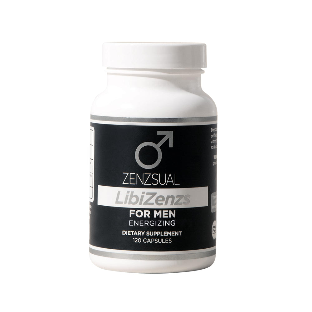 ZENZSUAL LibiZenzs Men bottle shows premium packaging for daily vitality