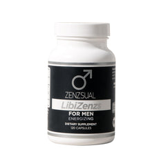 ZENZSUAL LibiZenzs Men bottle shows premium packaging for daily vitality