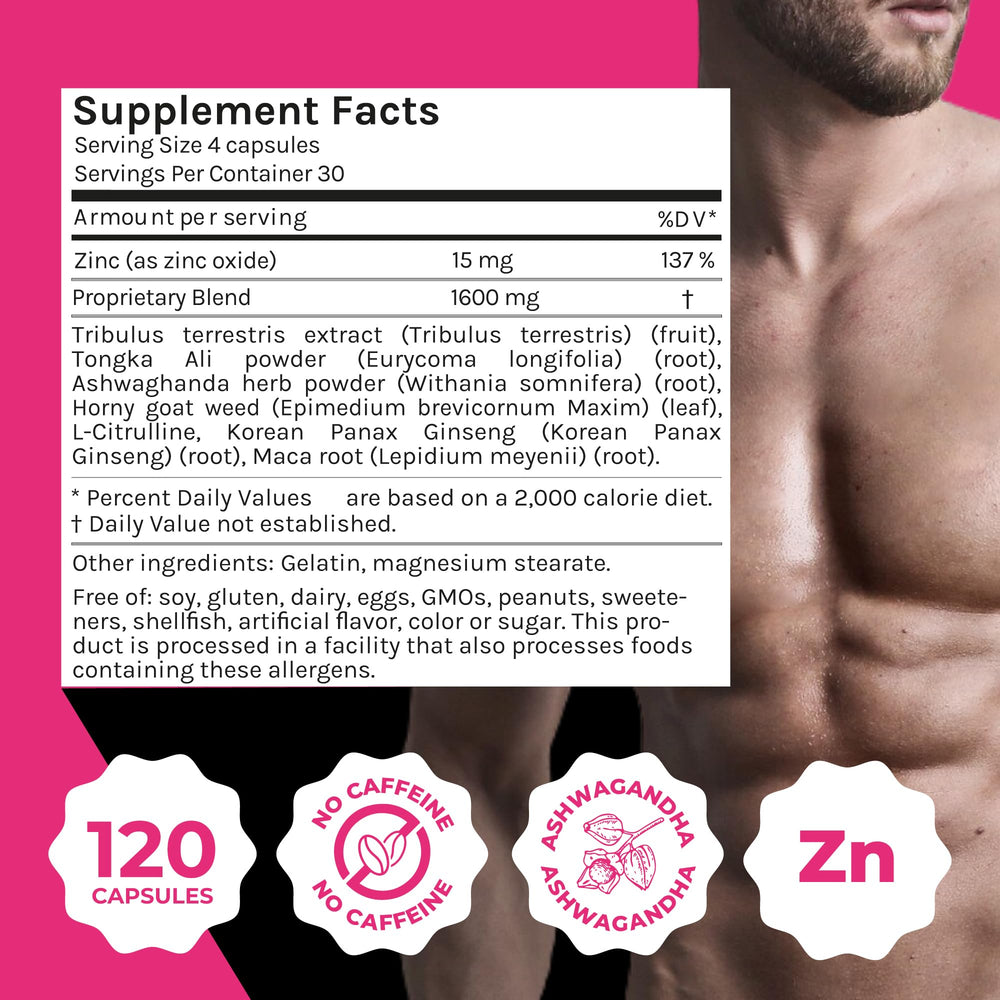ZENZSUAL LibiZenzs Men energy-boost capsules for sustained stamina
