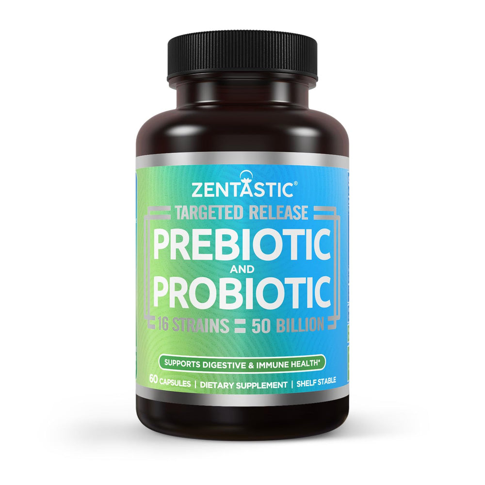 Zentastic Probiotics 50B Billion bottle boosts gut health on the go